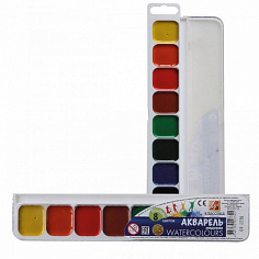 Луч 19С 1284-08 Краски Акварель ЛУЧ "Классика" 8цв., мед. б/к (48) (19С 1284-08)