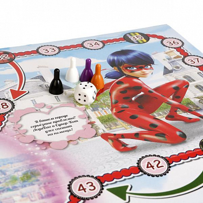 4690590124932 НАСТОЛЬНАЯ ИГРА-ХОДИЛКА "УМКА" ЛЕДИ БАГ В РУСС. КОР. фото