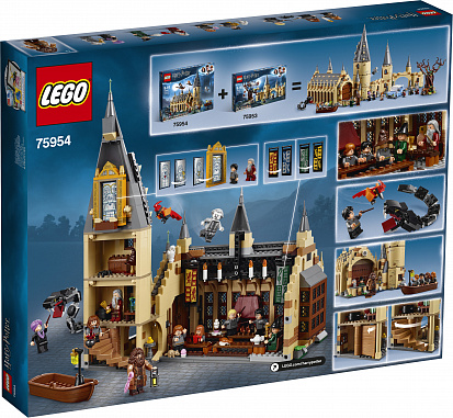 Lego 75954 Игрушка Гарри Поттер Большой зал Хогвартса  фото