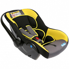 KRES2457 Автокресло гр. 0+/0-13кг/0-1,5 лет, со вкладкой, желтое