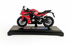 12853PW Мотоцикл WELLY 1:18 Honda CBR 650F, красный