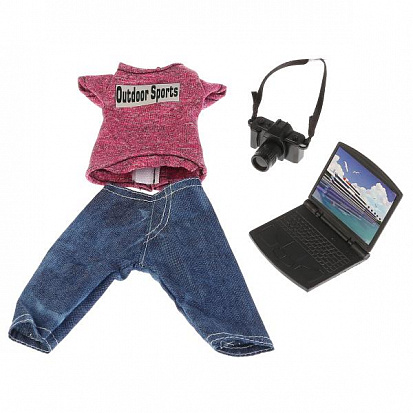 Фото 8385-DEFA Кукла -мальчик с комплектом одежды, с аксесс., в ассорт. на карт.