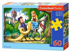 Пазлы B5-066124 Рапунцель, (60 деталей MIDI) Castor Land