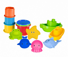 BATH15 Набор игрушек для ванной "Подводные приключения"