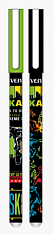 Ручка гелевая deVENTE "Skate", "Пиши-стирай", 0,5 мм, пластик, корпус рисунок, клип, синий, (5051364