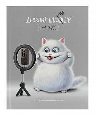 ФЕ-70999 Дневник 1-4кл. "УЛЫБКА КОТА" , 7БЦ,Феникс