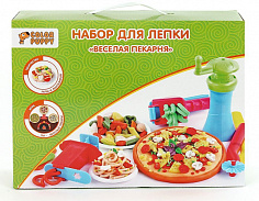 631027 Набор для лепки "Веселая пекарня", тесто 250 г, аксессуары