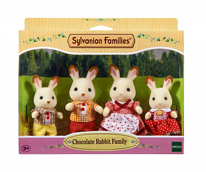 Фото Sylvanian Families 4150 Н-р "Семья Шоколадных кроликов" 