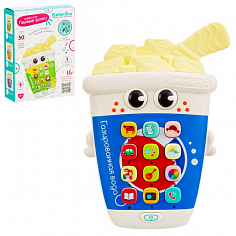 IT110933 Телефончик "Первые уроки" Elefantino, световые эффекты, более 50 песенок, звуков, сказок (в