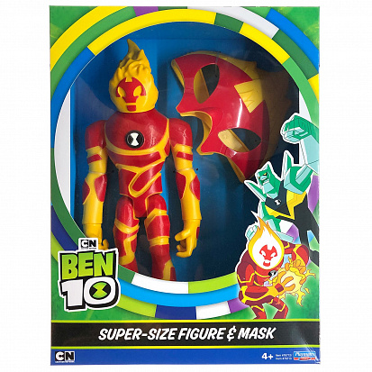 Фото Ben 10 76712 Игровой набор Человека-огня (фигурка XL + маска для ребенка)