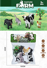 E068-6 животные домашние 4 шт/пакет