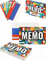 ИН-6525 МЕМО "ФЛАГИ МИРА" (50 карт) (арт. ИН-6525)