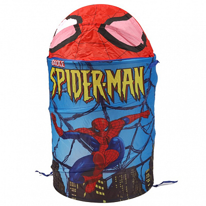 Фото товара Т01552 Корзины для детских игрушек. 2 вида. Человек Паук и Принцессы мультфильмов D01552