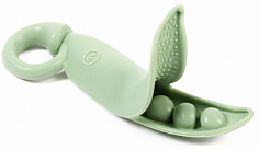 20035 olive Прорезыватель силиконовый ГОРОШЕК olive