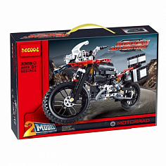 Г3369В Конструктор Decool Мотоцикл BMW R 1200 GS 603 детали. 42х29х8 см. 3369В(6/12)