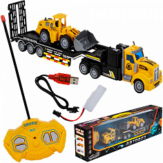 FCJ1099124 Автовоз на р/у Young Racer MK200-11 с трактором в кор.