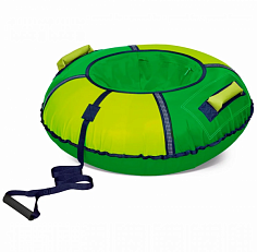 ТБ6К-80/ЗЖ2 Тюбинг "Классический+" (зеленый-лимонный) в коробке