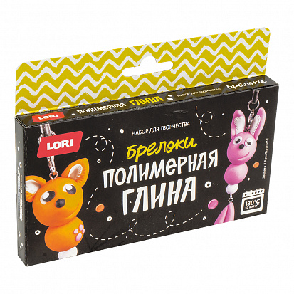 LORI Пз/Пг-012 Полимерная глина.Брелоки "Зверята" фото
