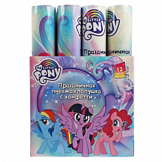 PP-60373-MLP Пневмохлопушка МОЙ МАЛЕНЬКИЙ ПОНИ 30см, шоу-бокс Товары для праздника уп-12шт