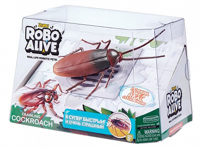 Фото товара 1toy Т16437 Игрушка Робо- Таракан RoboAlive 1* AG13 бат (входит в набор) (10013160/060819/0293208)