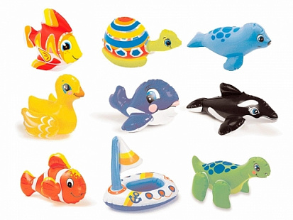 Фото 58590 животные игрушечные надувные для игр детей