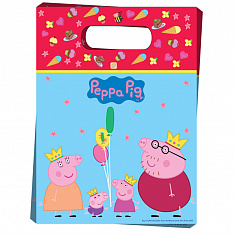 28562 Пакет для подарков (6 шт.), "Пеппа-принцесса"