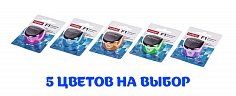 Х-BS_10007 Точилка пласт. 1 отделение с контейнером F1 Hatber 5цвет.