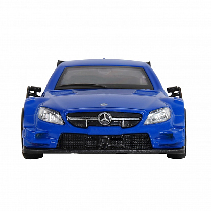 Фото 1200180JB Машинка металл. 1:43 Mercedes-AMG C 63 DTM, синий, инерция, откр. двери, в/к 17,5*12,5*6,