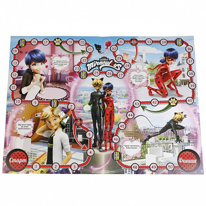 4690590124932 НАСТОЛЬНАЯ ИГРА-ХОДИЛКА "УМКА" ЛЕДИ БАГ В РУСС. КОР. фото