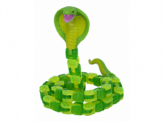 KX130CG Антистресс-игрушка Klixx Creaturez Кобра зеленая
