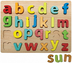 76762 Вкладыши "Английский алфавит"