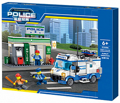 912006 Конструктор Zhe Gao 912006 Сити "Полицейская машина" 463 дет. 48х38х7